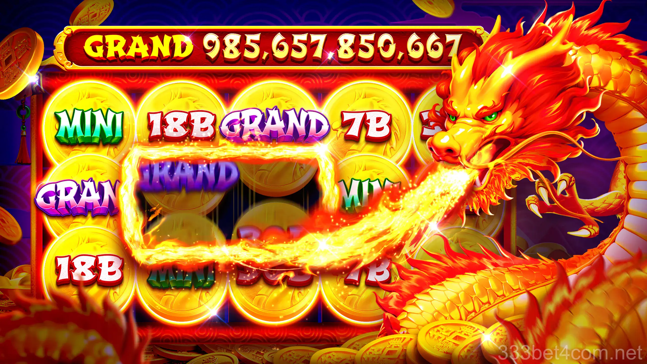 Interface do cassino online